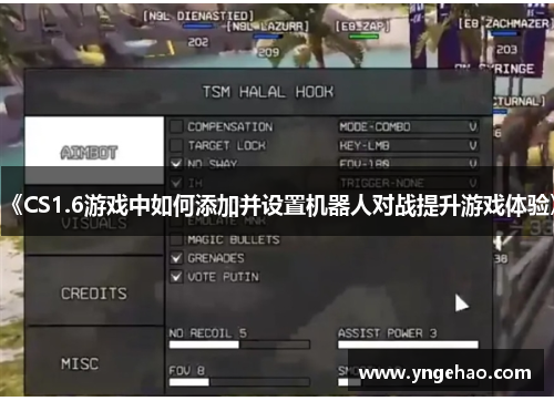 《CS1.6游戏中如何添加并设置机器人对战提升游戏体验》